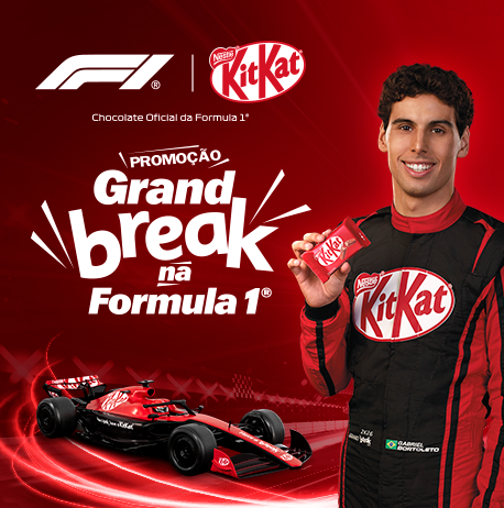 Promoção KITKAT® Grand Break na Formula 1